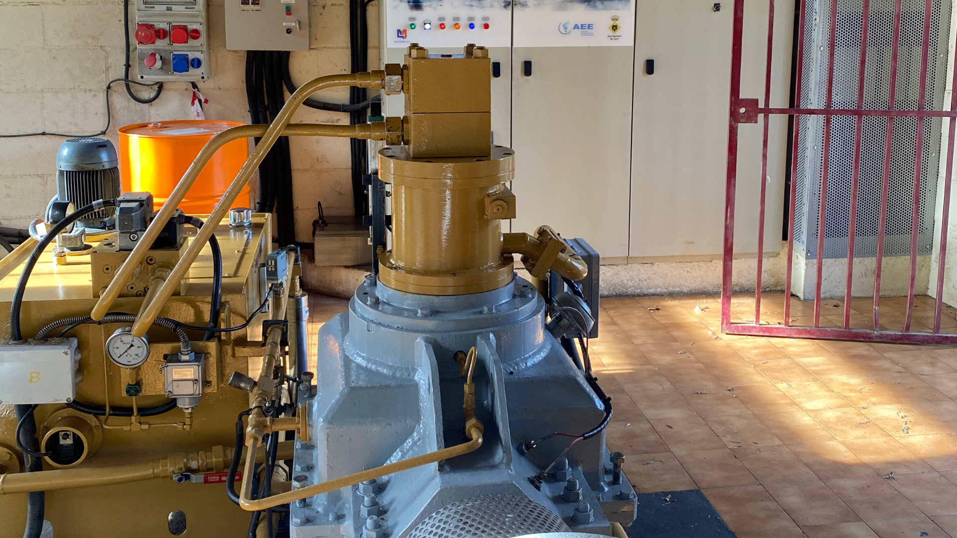 Instalación de equipo auxiliar para la rehabilitación de equipos hidroeléctricos