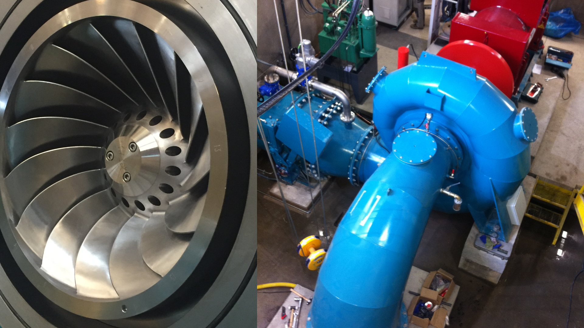 Turbinas para instalaciones hidroeléctricas